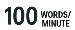 100 words per minute