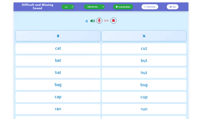 Step 14 — Press record and say both words