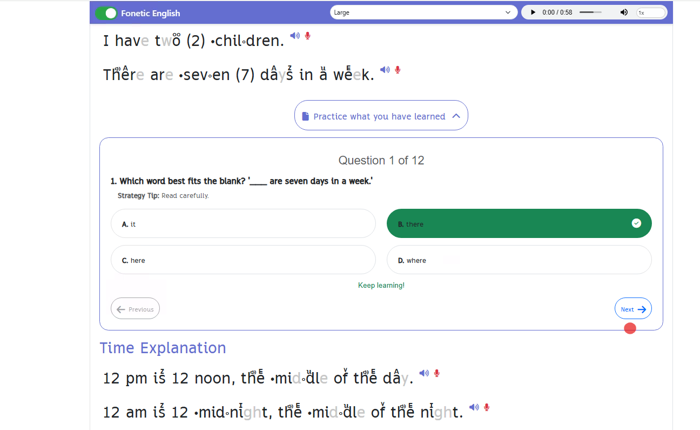 Step 13 — Click Next for the next question