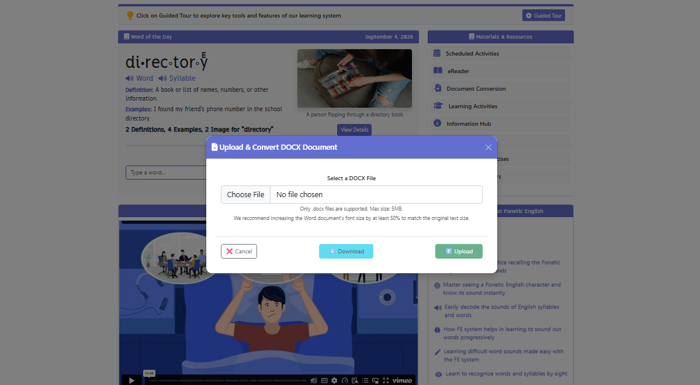 Step 2 — Click Choose File