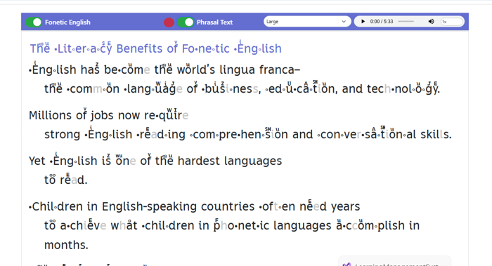Step 11 — Try the Phrasal Text switch