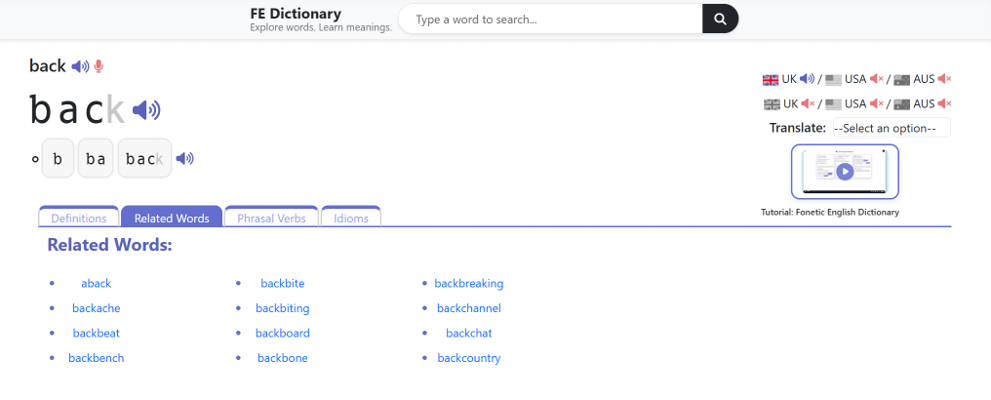 Step 10 — Try the Related Words tab