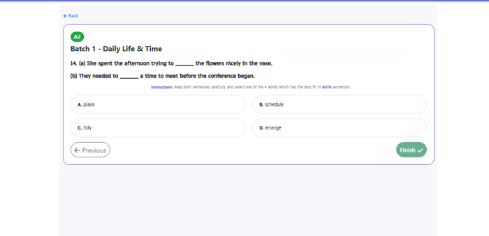 Step 8 — Click Finish when you reach the end