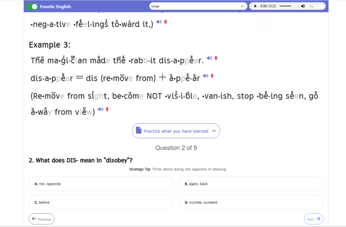 Step 11 — Click Next for the next question