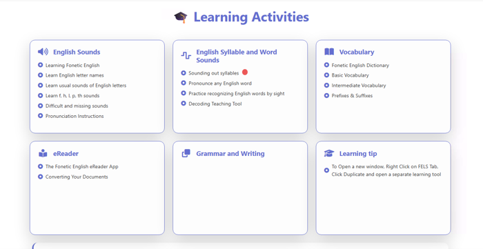 Step 2 — Click “Sounding out syllables”